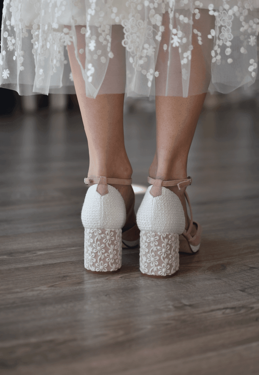 ROSALÍA abierto rosa Marion petit - zapatos_novia