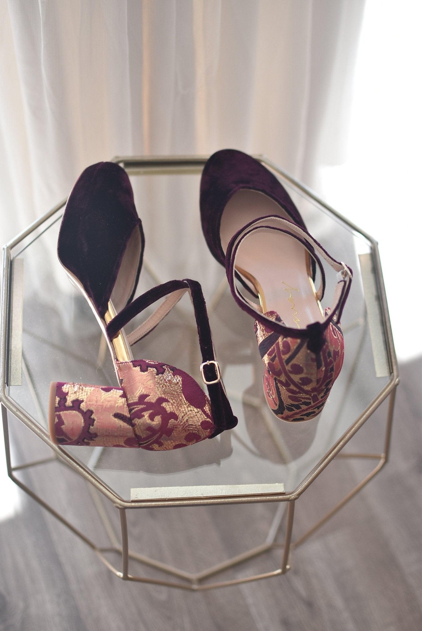 ROSALÍA cerrado Velvet Bugurdy Versailles - zapatos_novia