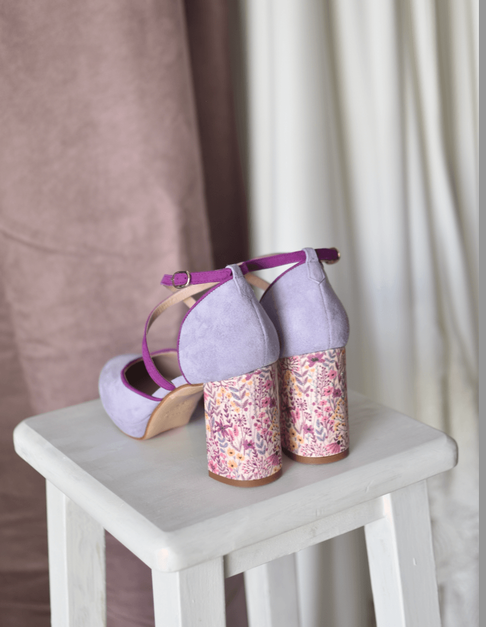 ROSALÍA cerrado Violeta imperial Aquarelle 85 - zapatos_novia