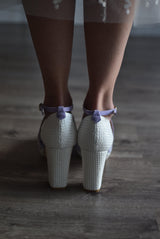 VIKA Lavander Plumeti - Lomas-shoes