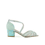 ANTONELLA mezcla mint Bordado tacón 5.5cm - Lomas-shoes